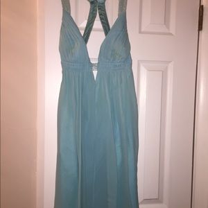 Baby Blue Chiffon Dress
